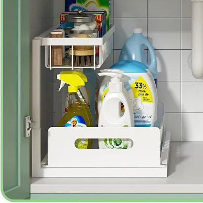 Rangement salle de bain - RackCabinetOrganizer™ - Blanc