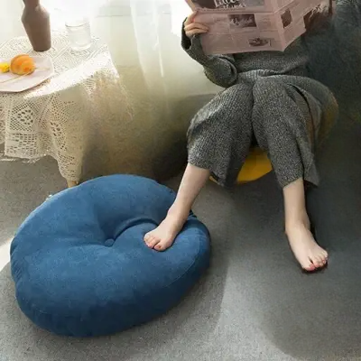 Coussin De Sol - RoundFloorSeatPillow™ - Bleu