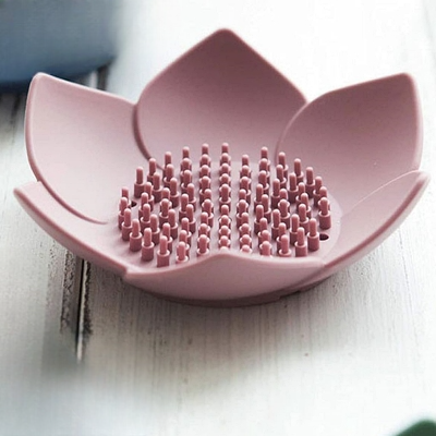 Porte savon douche - SoapBoxLotus™ - Rose