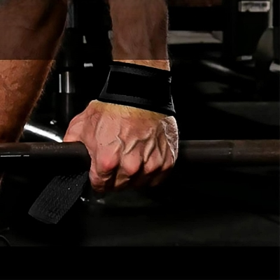 Sangle De Levage - GymWristLiftingStraps™ - Noir