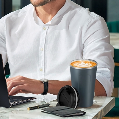 Mug Thermos - ThermoCoffeeMug™- Bleu