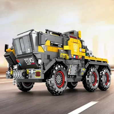 Jouet Voiture - ArmoredVehicleToys™ - Gris/Jaune