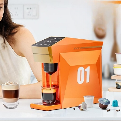 MACHINE A CAFE - MultipleCapsuleCoffeeMaker™ - Orange