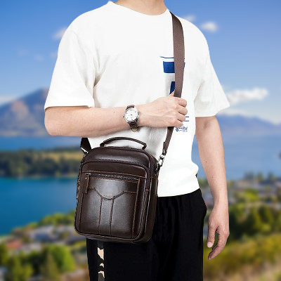 Sac à Bandoulière Homme - Men'sCrossbodyBag™ - Café