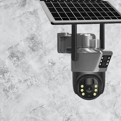 caméra extérieur solaire - SolarCamera™ - Gris