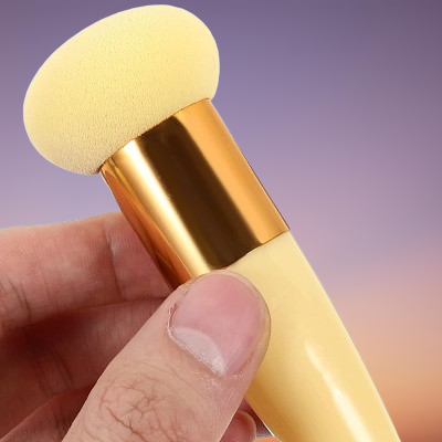 Pinceau Maquillage - PowderCosmeticBrushes™ - Jaune