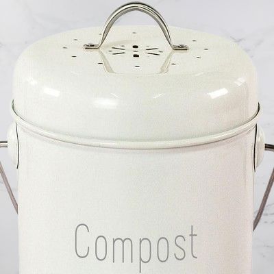 Composteur de Cuisine - KitchenBucket™ - Blanc