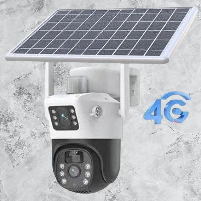 caméra extérieur solaire - SolarCamera™ - Blanc