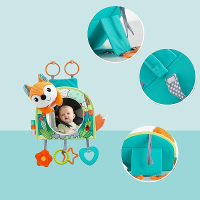 Rétroviseur intérieur - CarSafetyBabyRear™ - Ecureuil