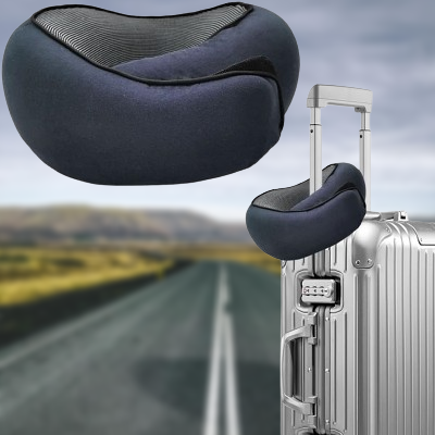 Oreiller De Voyage - TravelNeckPillow™ - Bleu