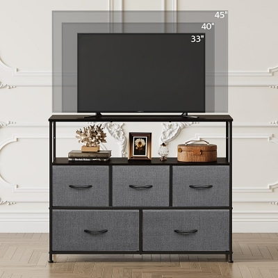 Meuble Salon - NewFabricStorage™ - Gris