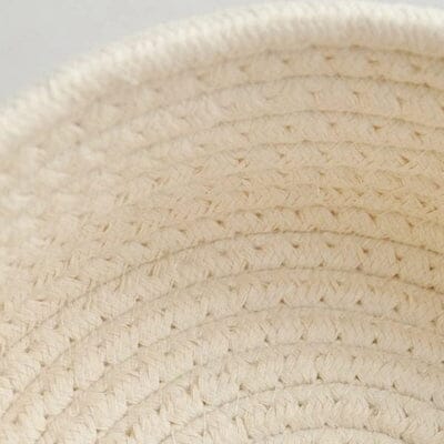 Panier de rangement - NordicCottonBaskets™ - Blanc
