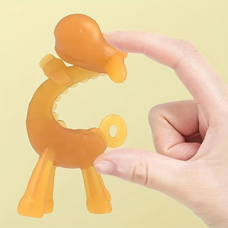 Anneau de Dentition - ToothyBuddy™ - Girafe Kaki