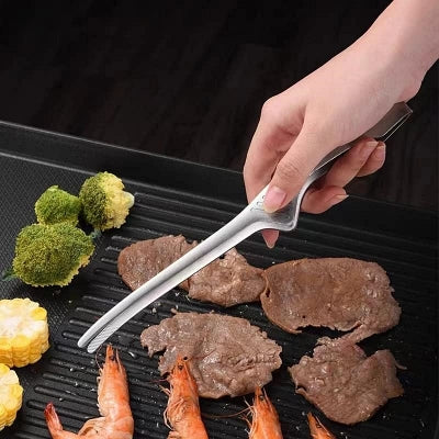 Pince Barbecue - BBQFoodTongs™ - Argent