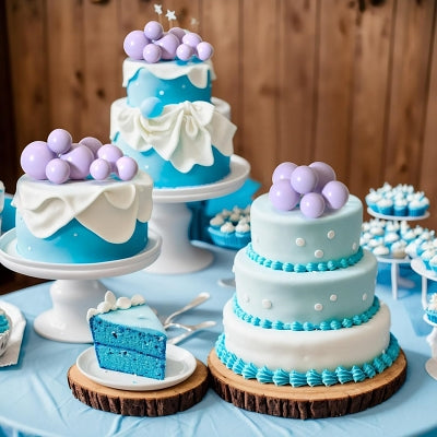 Décoration gâteau - BallCakeTopper™ - Mauve