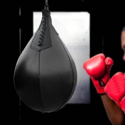 Sac De Boxe - LeatherPunchingBall™ - Noir