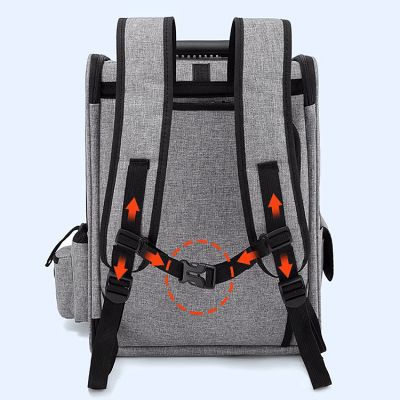 Sac transport chien - DogShoulderedBag™ - Gris
