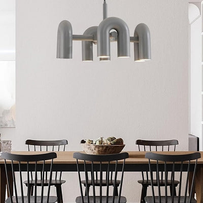 Lustre Plafond - CreativeU-shapedChandelier™ - Gris