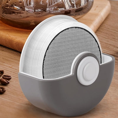 Porte Filtre Café - CoffeeFilterPaperRack™ - Gris