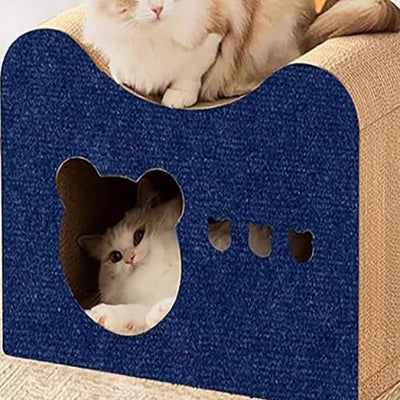 Grattoir Chat - CatsCarpetScratch™ - Bleu