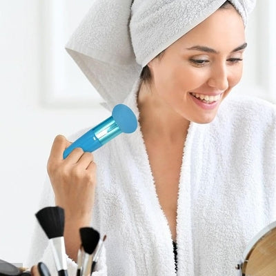 Pinceau Maquillage - PowderCosmeticBrushes™ - Bleu