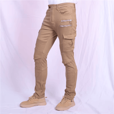 Jeans moto - MotorcycleJeansCollection™ - Kaki