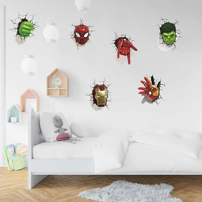Decoration Chambre - 3DSuperheroWallpaperStickers™ - Super héros