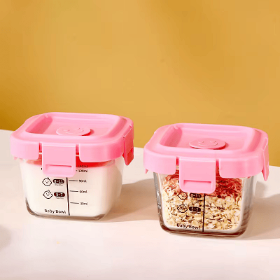 BOITE HERMETIQUE EN VERRE - GlassFoodStorageBox™ - Rose