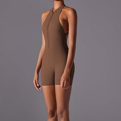 Tenue de Sport Femme - SexyGymOutfit™ - Châtaigne