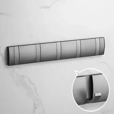 Porte serviette salle de bain - BathWallHolderRack™ - Gris