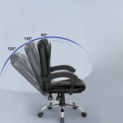 Chaise De Bureau Ergonomique - ErgonomicOfficeChair™ - Noir