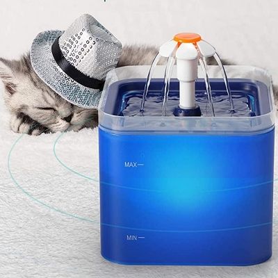 Fontaine à Eau pour Chat - SilentPetFountain™ - Bleu