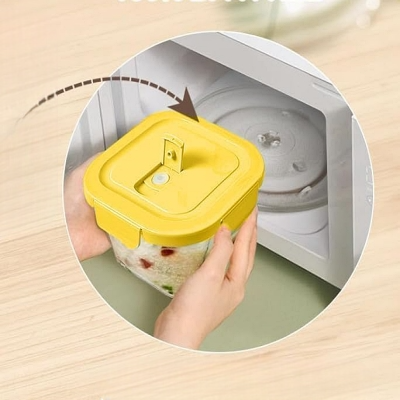 BOITE HERMETIQUE EN VERRE - GlassFoodStorageBox™ - Jaune