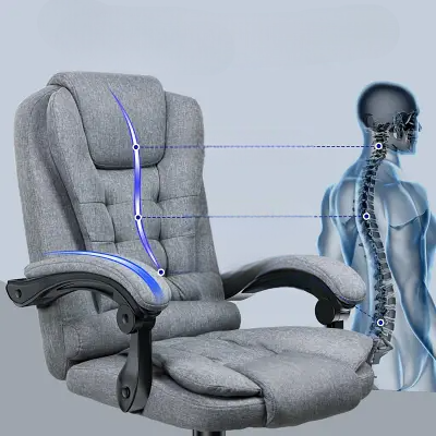 Chaise De Bureau Ergonomique - ErgonomicOfficeChair™ - Gris