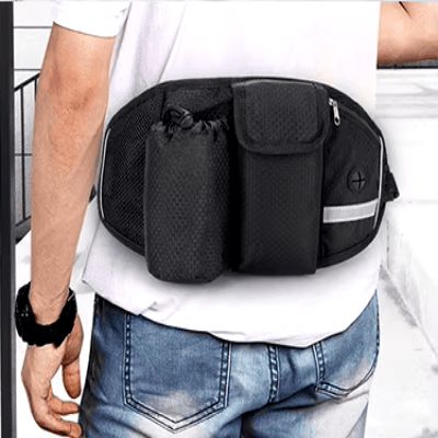 Sac banane pour chien - PetWaistpack™ - Noir