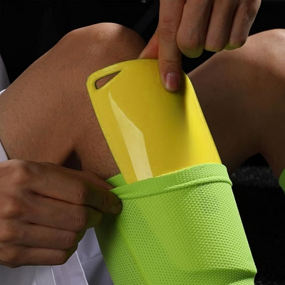 PROTEGE TIBIA FOOT - FootballPadCover™ - Jaune