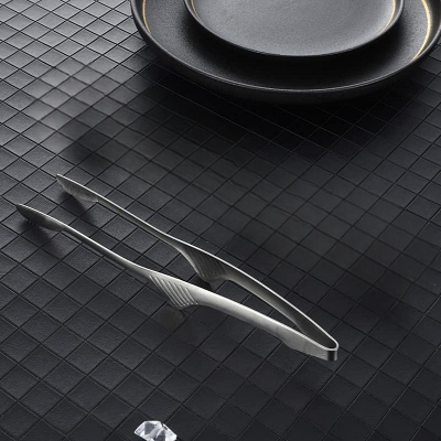 Pince Barbecue - BBQFoodTongs™ - Argent
