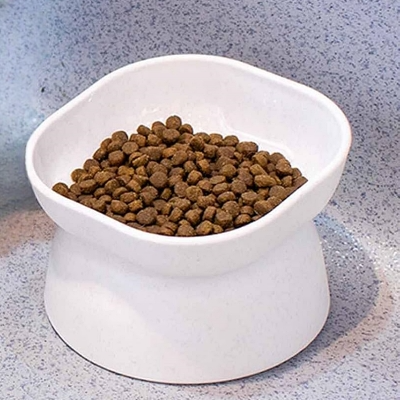 Gamelle Chat - NewCatFoodBowl™ - Blanc