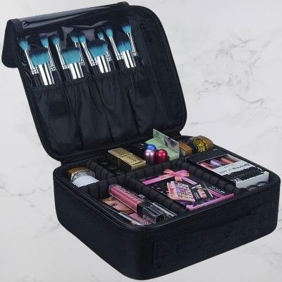 Trousse de maquillage - ProMakeupBag™ - Noir