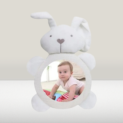 Rétroviseur intérieur - SafetyCarBabyMirror™ - Lapin