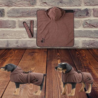 Peignoir pour Chien - DogBathTowel™ - Marron