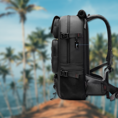 Sac à Dos de Voyage - TravelBackpackBag™ - Noir