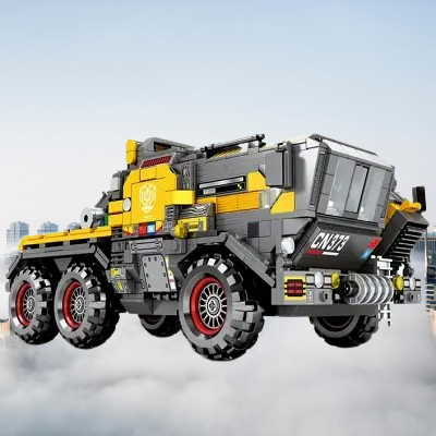 Jouet Voiture - ArmoredVehicleToys™ - Gris/Jaune