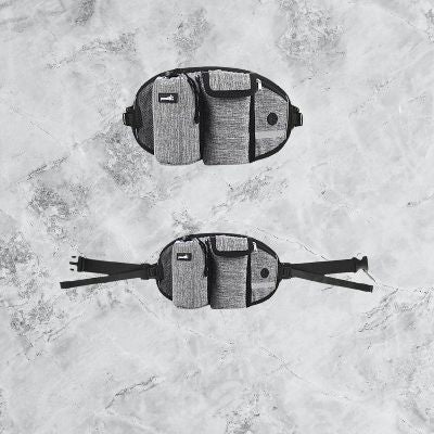 Sac banane pour chien - PetWaistpack™ - Gris