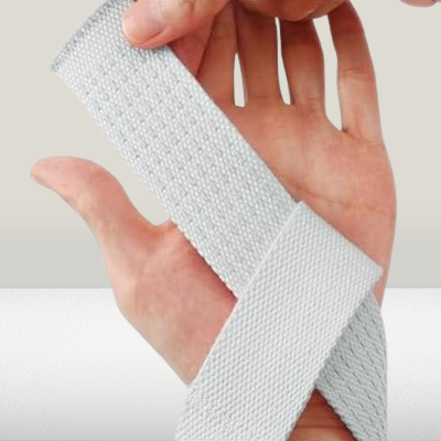 Sangle De Levage - GymWristLiftingStraps™ - Blanc