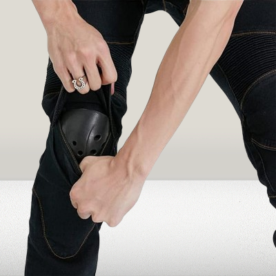 Jeans moto - MotorcycleJeansCollection™ - Noir