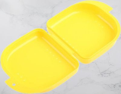 Boite gouttière dentaire - DentalCare™ - Jaune