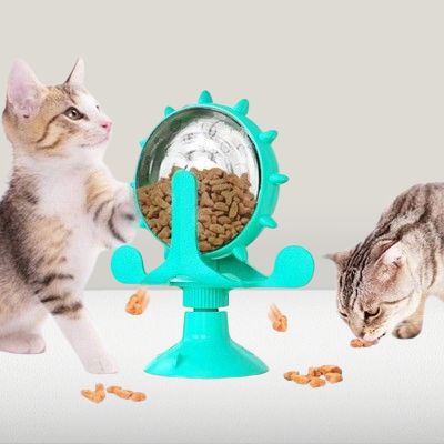 Jouet chat interactif - InteractiveCatTreatToy™ - Turquois