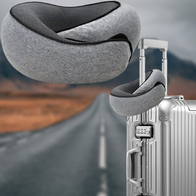 Oreiller De Voyage - TravelNeckPillow™ - Gris