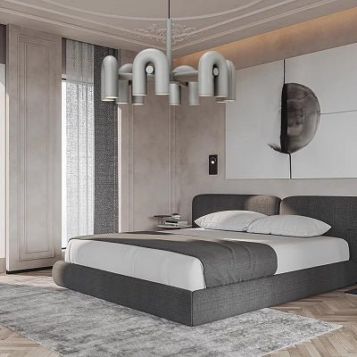 Lustre Plafond - CreativeU-shapedChandelier™ - Gris